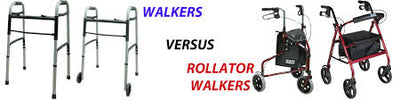 Walker vs. Rollator which is best for me?