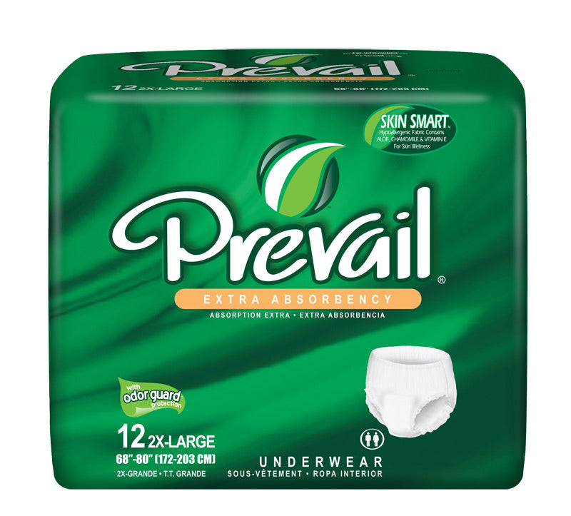 Prevail Underwear 2X-LARGE diaper extra large little rock
