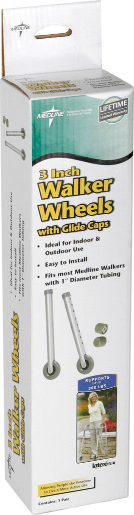 Walker 3 inch Replacement Casters 