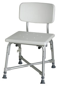 Bath Bench with Back Bariatric Aluminum