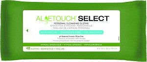 Aloetouch SELECT Premium Spunlace Personal Cleansing Wipes ( fragrance free)
